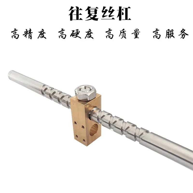 TEBAK 10*10 10mm Diameter 100mm Travel 200mm Total Length Automatic Round Trip Stainless Steel Miniature Reciprocating Lead Screw view 2