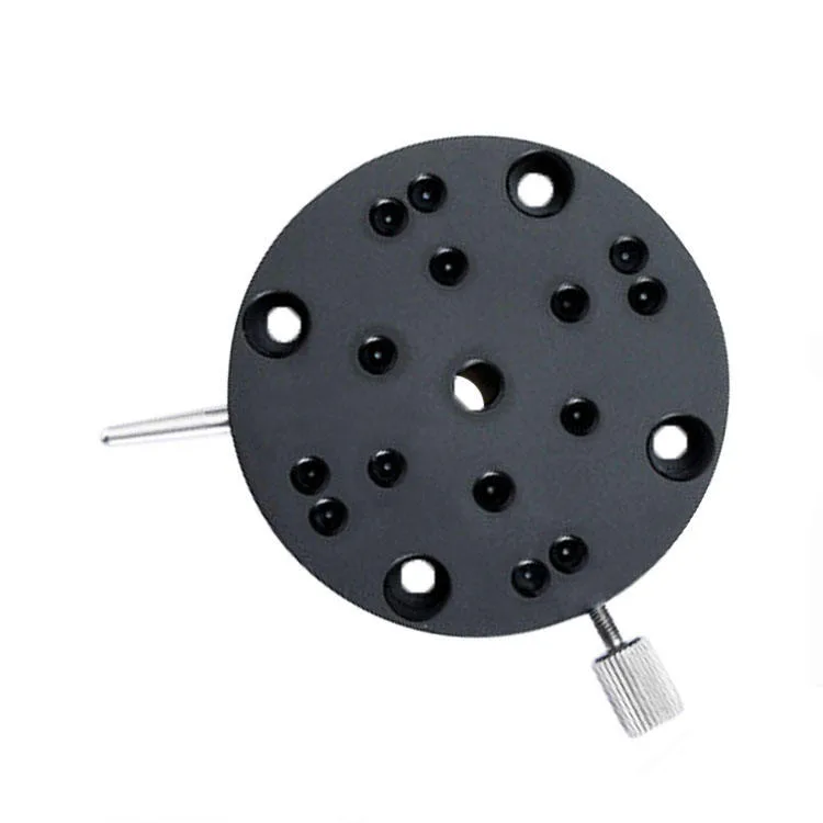TEBAK Rotating Slide Table Manual Adjustment 360 Degree REG ELF11 Precision Rotary Displacement Table Can Be Customized view 3