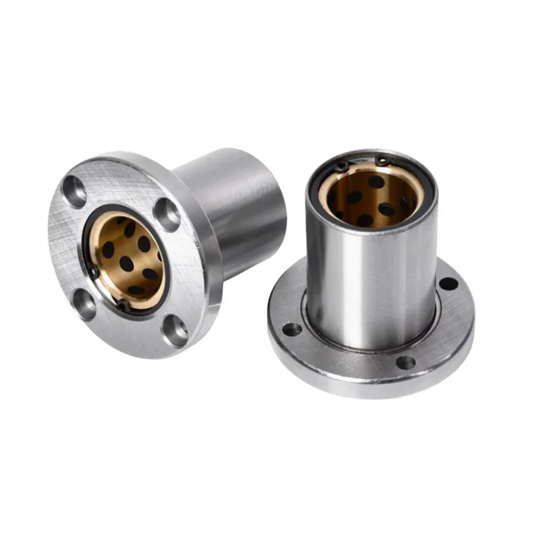 TEBAK Circular Flange Linear Sliding Bearing Steel Sleeve LMF16-40UU Series Motor