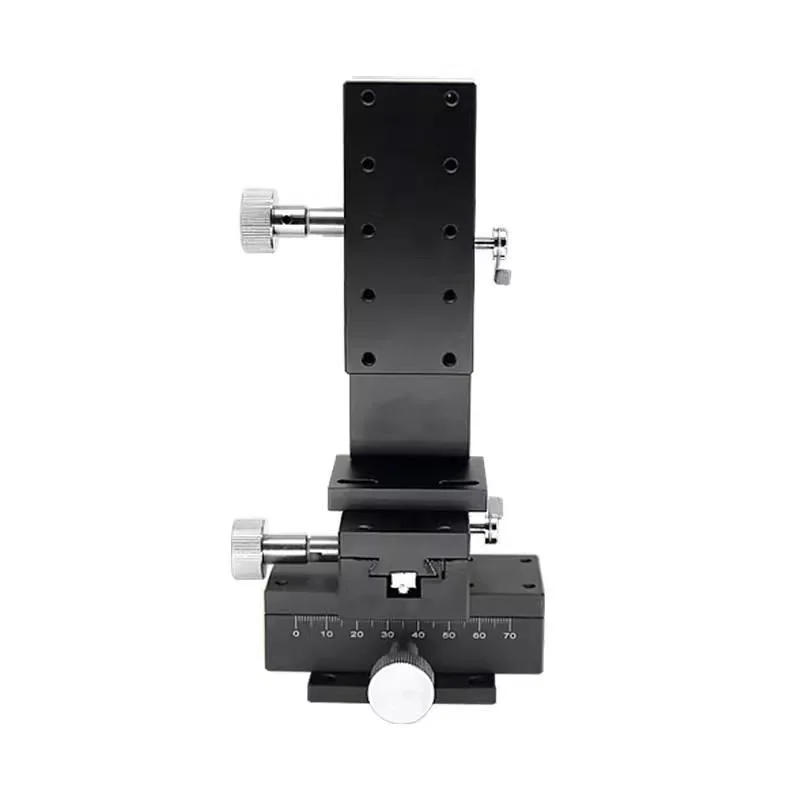 TEBAK X-axis Dovetail Manual Displacement Stage Optical Fine-tuning Lifting Platform Precision Rack and Pinion Dovetail Slide LWX4040