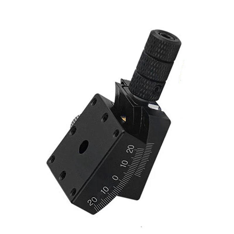 TEBAK Sales Manual Optical Adjustment Frame Experimental Fine-Tuning Precision Slide Table Arc Tilt Angle Position New Bearing view 4
