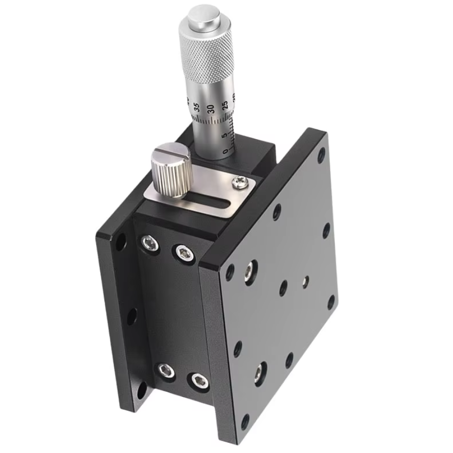 TEBAK High Precision LZ Series Aluminium Alloy Optical Experiment Mobile Sliding Table New Condition Bearing Fine Adjustment view 2