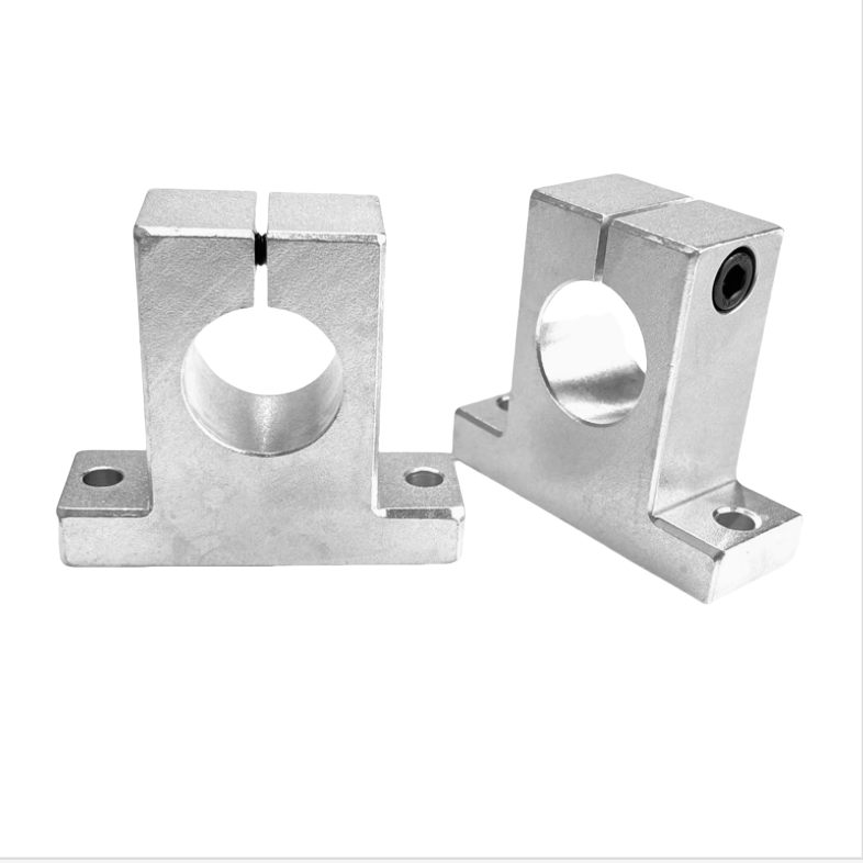 TEBAK Vertical Support Fixed Seat Optical Axis Bracket Bearing Aluminum Alloy SK8 10mm view 2