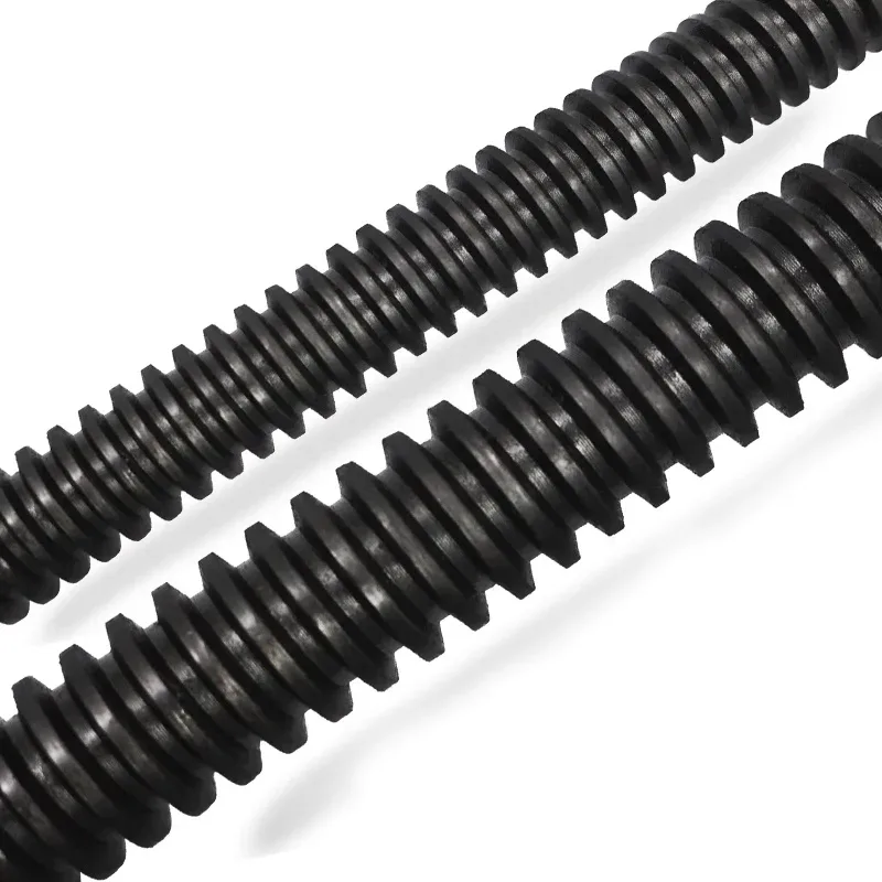 TEBAK Right-turn 45 Steel Wire Rod 1 m T32-T60 T Screw Coarse Teeth Trapezoid Screw Nut Trapezoid Screw view 3