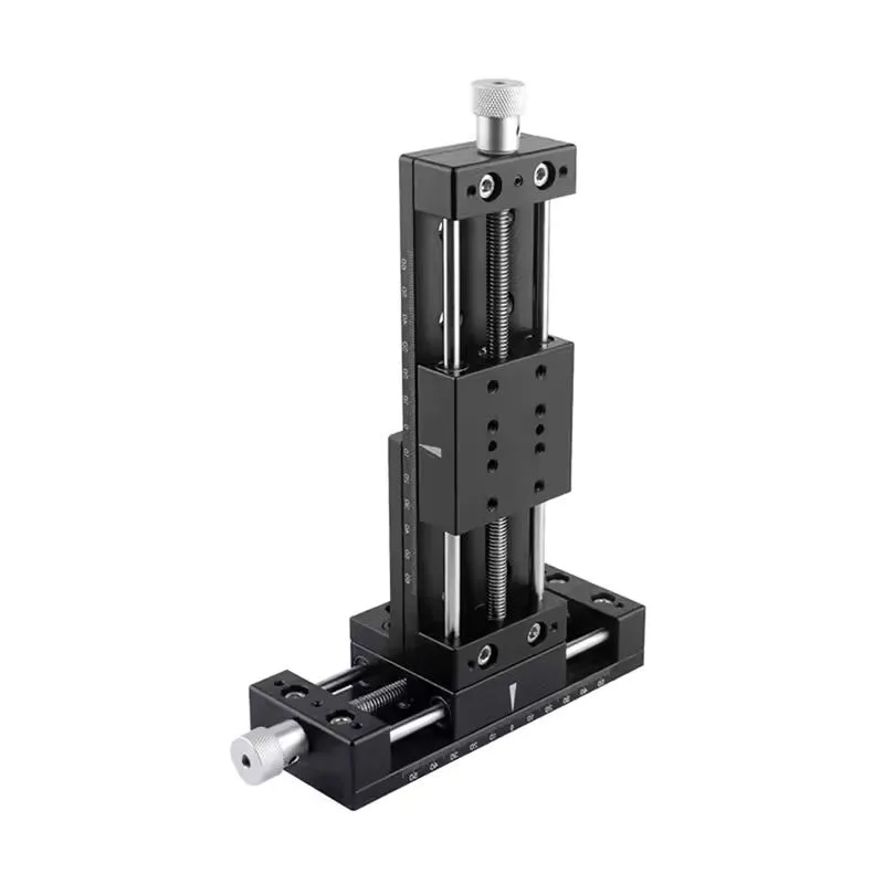 TEBAK Heavy-Duty Linear Guide Module with 50/80/100 Stroke Displacement Platform X-Axis Screw Fine Adjustment Slider New Condition view 3