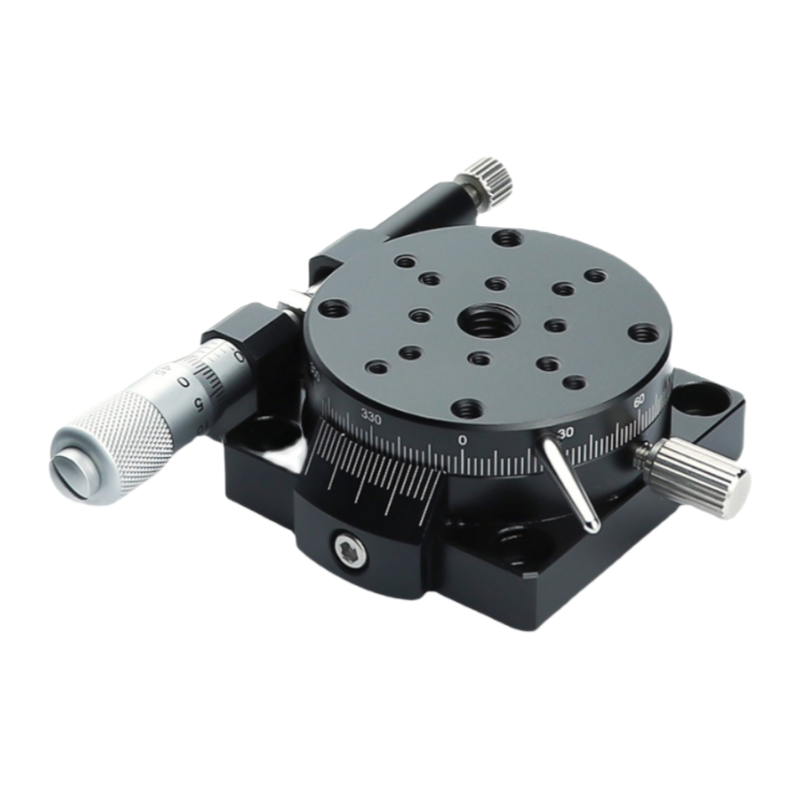 TEBAK R-axis Manual Micro-Adjustment Rotary Sliding Table RGE25 40 60 Precision Platform for Tool Use