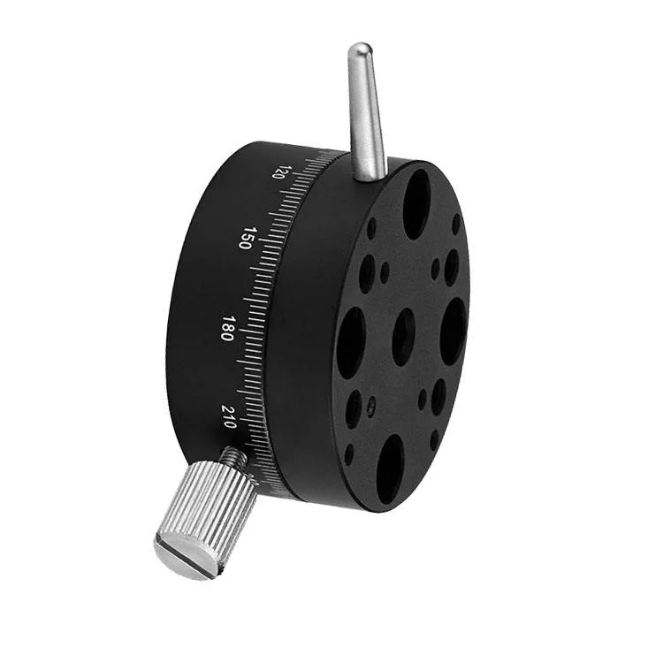TEBAK Rotating Slide Table Manual Adjustment 360 Degree REG ELF11 Precision Rotary Displacement Table Can Be Customized view 5