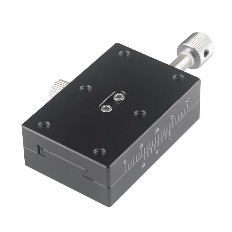 TEBAK Precision LWXS4060 X-Axis Dovetail Groove Mobile Slide Table Manual Displacement Fine Adjustment Feed Optical Platform view 5