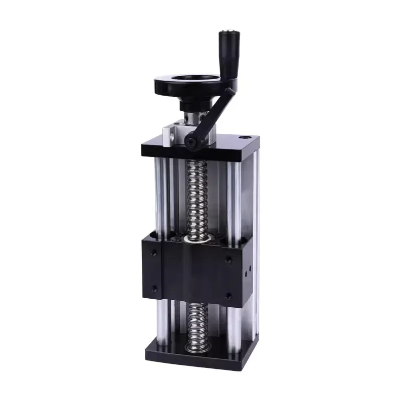 TEBAK Ball Screws Screw Linear Guide Slide Table Motion Module with Manual Slide Table Module Rocker Cross Lift view 3