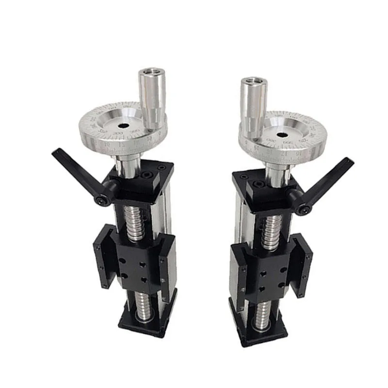 TEBAK Hot Selling Transmission Ball Screw Linear Guide Sliding Table Motion Module Manual Rocking Wheel Cross Lifting Sliding Table view 3