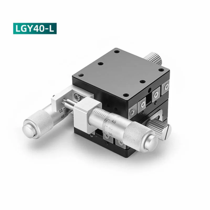 TEBAK Precision Manual Fine-Tuning Mobile Platform LGY60/40-L Steel Ball Optic Displacement Table Sliding Feature Hardware Product view 2