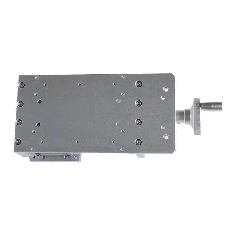 TEBAK Linear Guide TH20-SX 100-1000 Effective Stroke Precision Screw Hand-operated Cross Sliding Table Module Displacement Digital view 4