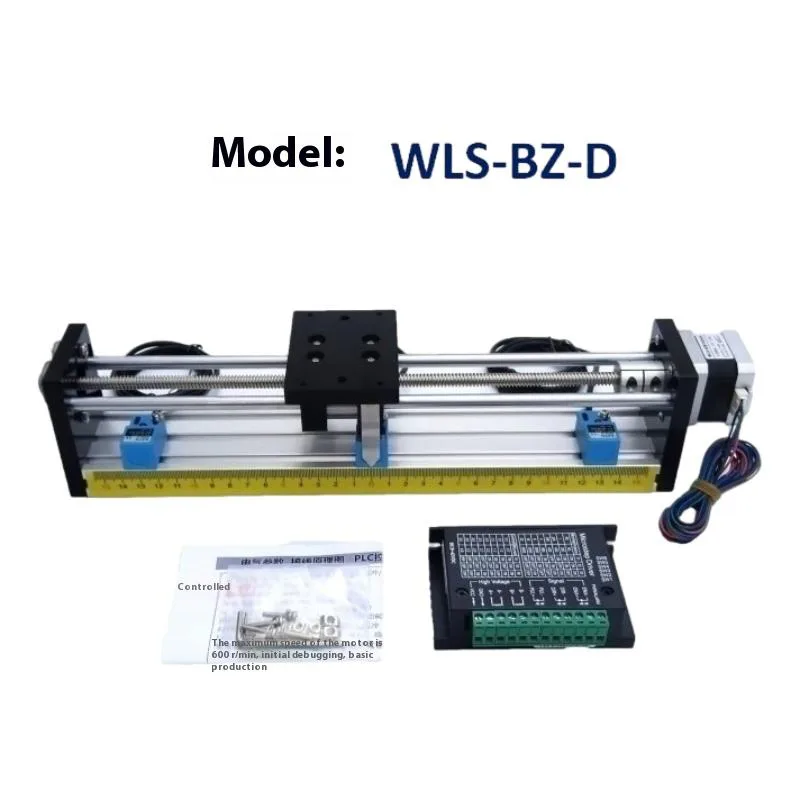 TEBAK XYZ Three-Axis Micro-Lance Sliding Table Set PLC Learning Cross Two-Axis Gantry Stepping Motor Screw Linear Guide Bearing view 5