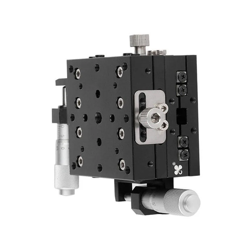 TEBAK JCXY Series 2D Displacement Positioning Platform Manual Precision Cross Slider Optical Micro Adjustment Frame Bearing Axis Used view 5