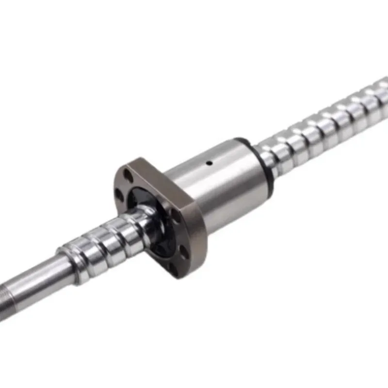 TEBAK Precision Ball Screw Set Nut Pair 1605 Module 2005 Sliding Table 1204 Support Seat BKBF Screw Carbon Steel view 4