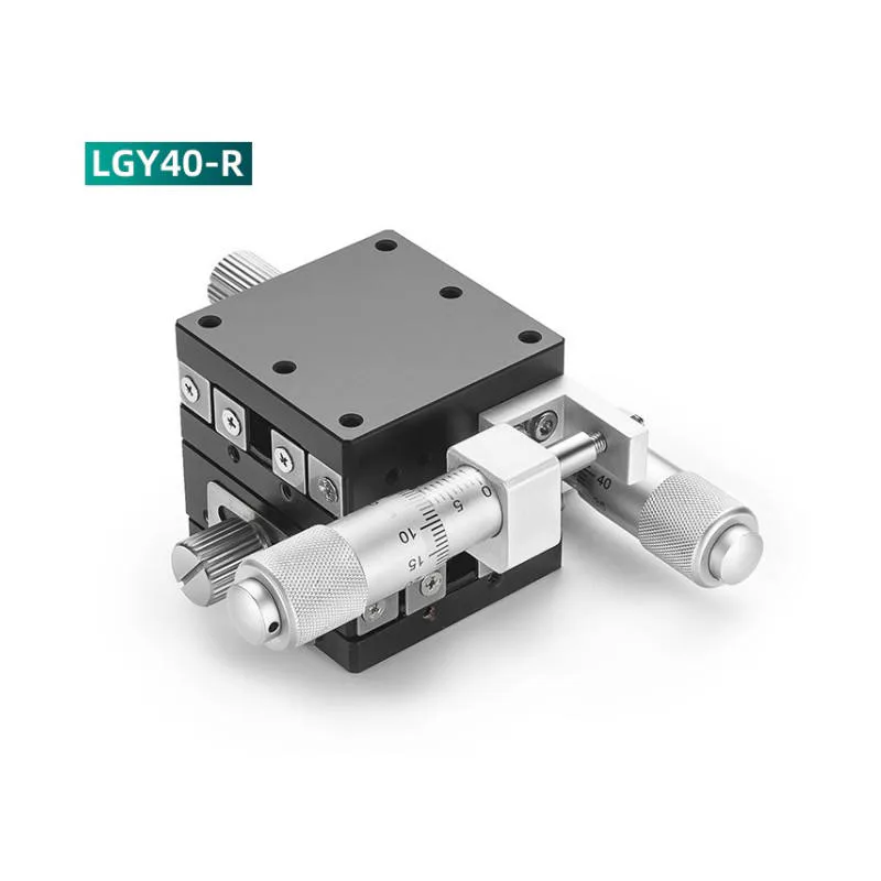 TEBAK Precision Manual Fine-Tuning Mobile Platform LGY60/40-L Steel Ball Optic Displacement Table Sliding Feature Hardware Product view 3