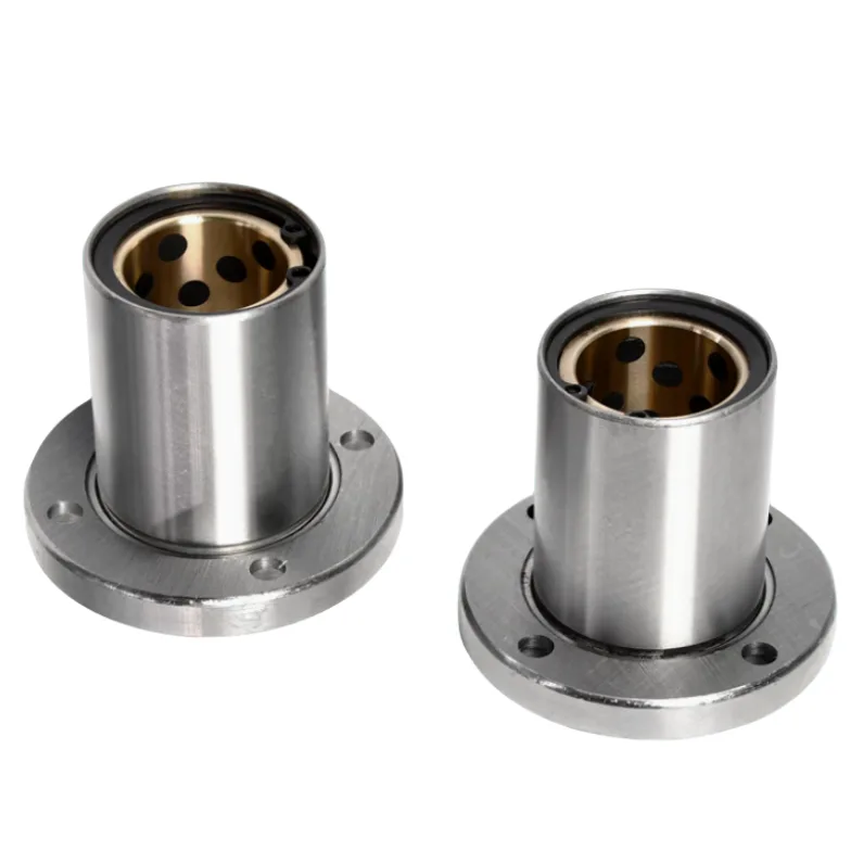 TEBAK Circular Flange Linear Sliding Bearing Steel Sleeve LMF16-40UU Series Motor view 3