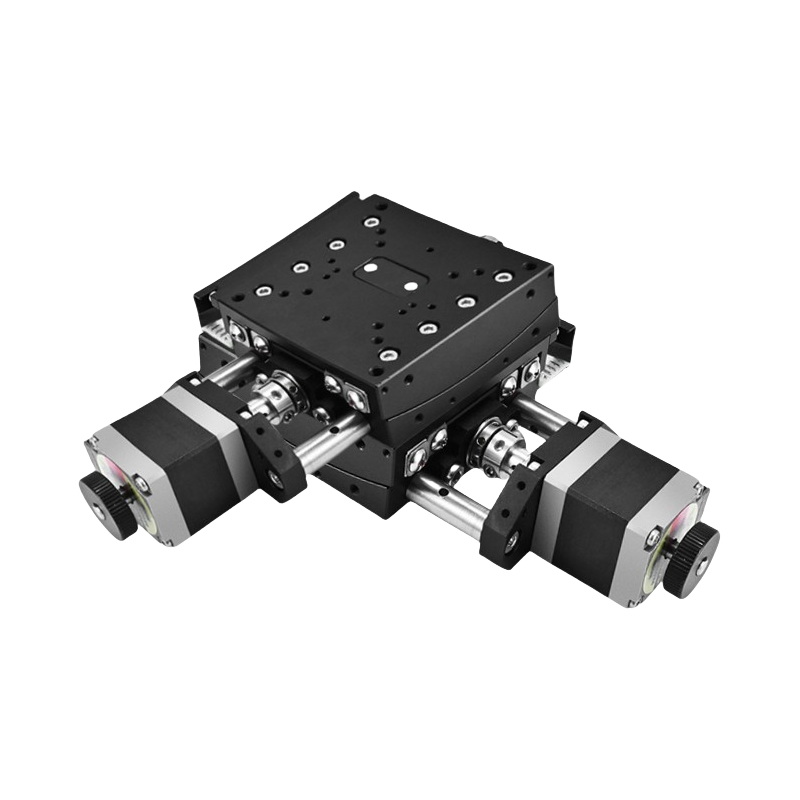 TEBAK X-Axis/XY-Axis Electric Fine-Tuning Goniometer with Tilting Slide Table 60/70 Radian Angle Swing Displacement Platform view 2