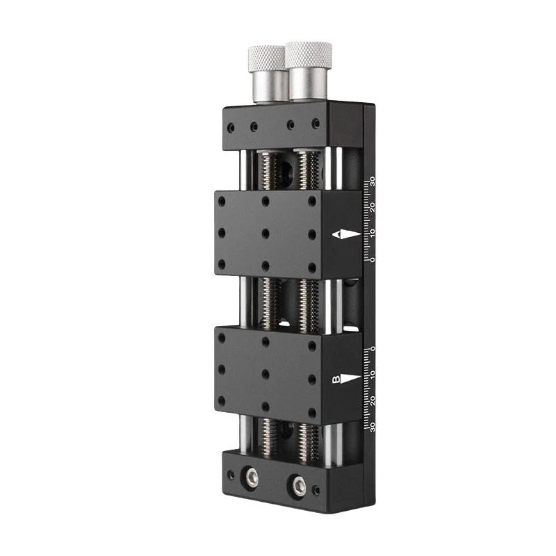 TEBAK Heavy-Duty Linear Guide Module with 50/80/100 Stroke Displacement Platform X-Axis Screw Fine Adjustment Slider New Condition view 5
