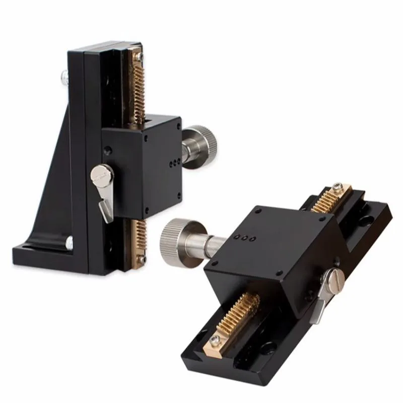 TEBAK X-axis Slide Table 30 Wide Dovetail Slot for E-EIM01/XDTLS Manual Displacement Range Rack and Pinion Fine Adjustment LWX30 view 3