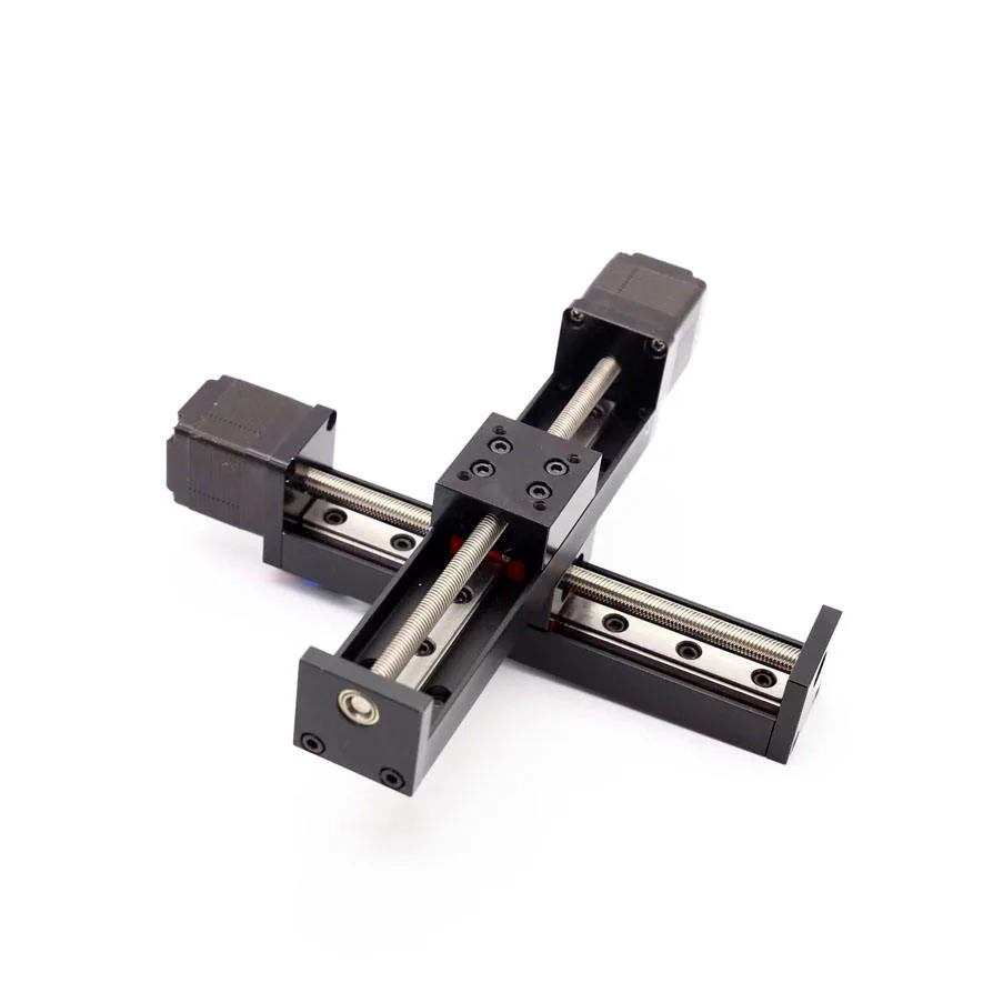 TEBAK Precision 28 Micro Screw Slide Table Linear Stepper Motor Guide Rail Slide Table T-shaped Screw Electric Slide Rail Module view 2