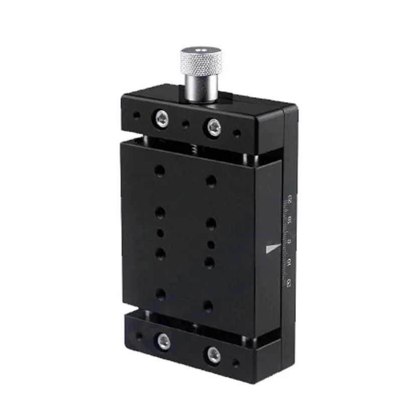 TEBAK Precision X-axis Fine Adjustment Screw Slide Table Heavy-duty Screw Feeding Linear 50/80/100 Stroke Displacement Platform view 5