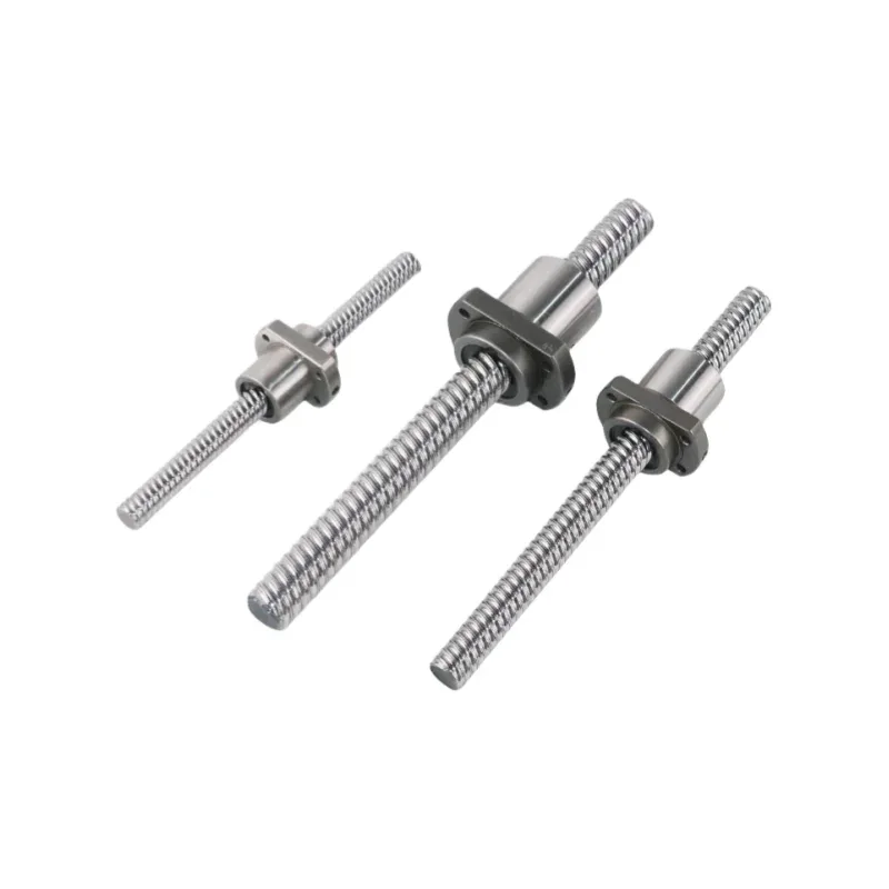 TEBAK 2020 SFE 1632 2020 2525 3264 4040 5050 Large Left-Handed Lead Ball Screw for CNC Steel Material C7 Bearing Screw Nut Ball Nut