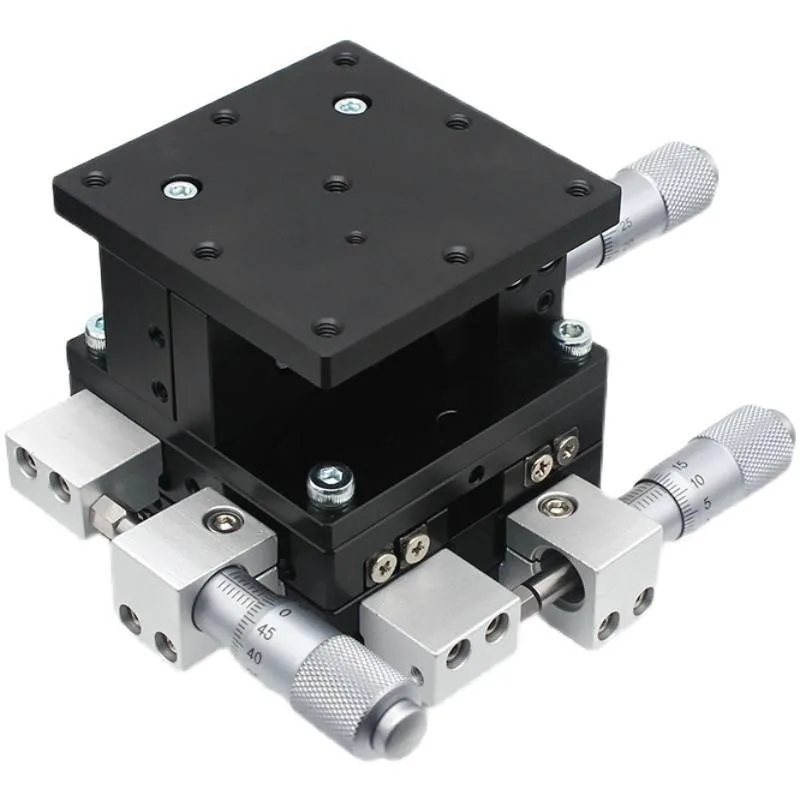 TEBAK XZ-axis Displacement Stage Manual Movement Precision Fine-tuning Elevator Optical Slide LE40/60/80/90/125