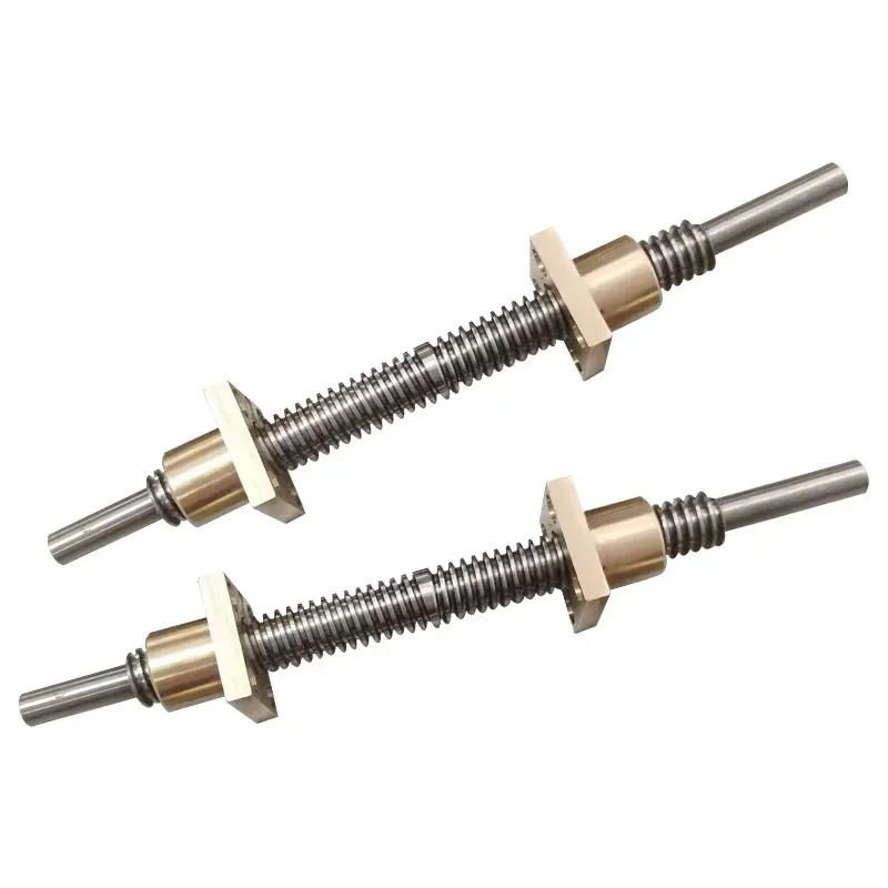 TEBAK CNC Trapezoidal Screw Custom Precision Ball Screw T-nut Lead Screw Can Be Customized According to Drawings.