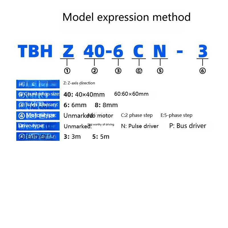 TEBAK ZMBSH4006/6008 Stainless Steel Optical Electric Sliding Table Horizontal Lifting Displacement Ball Linear Z-axis view 3