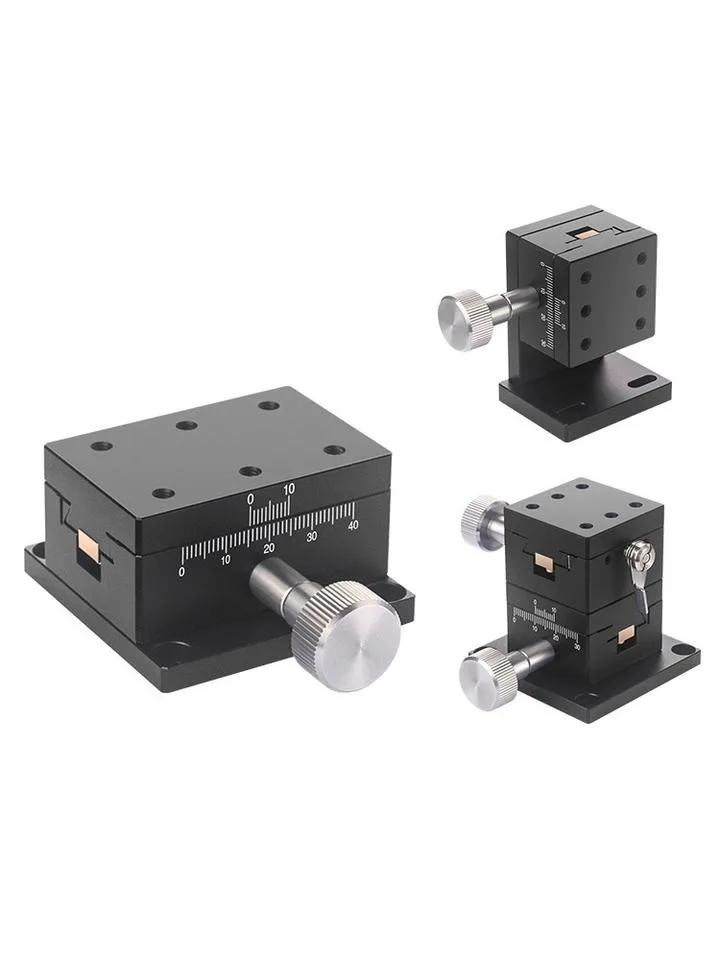 TEBAK X-axis Manual Displacement Stage Precision Rack and Pinion Moving Dovetail Slide LWX2542/4040/4060/4090 view 2