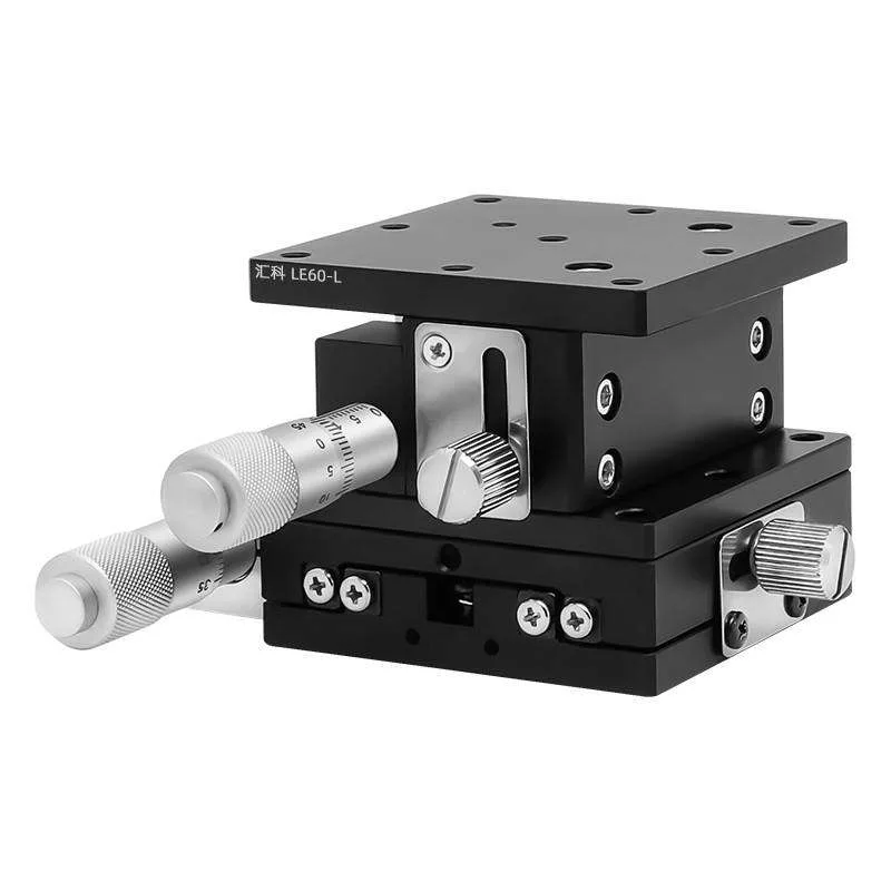 TEBAK XYZ Axis Slide Table Three-Dimensional Manual Displacement Fine-Tuning Lifting Platform Experimental Platform LD40/60/80/90/125"