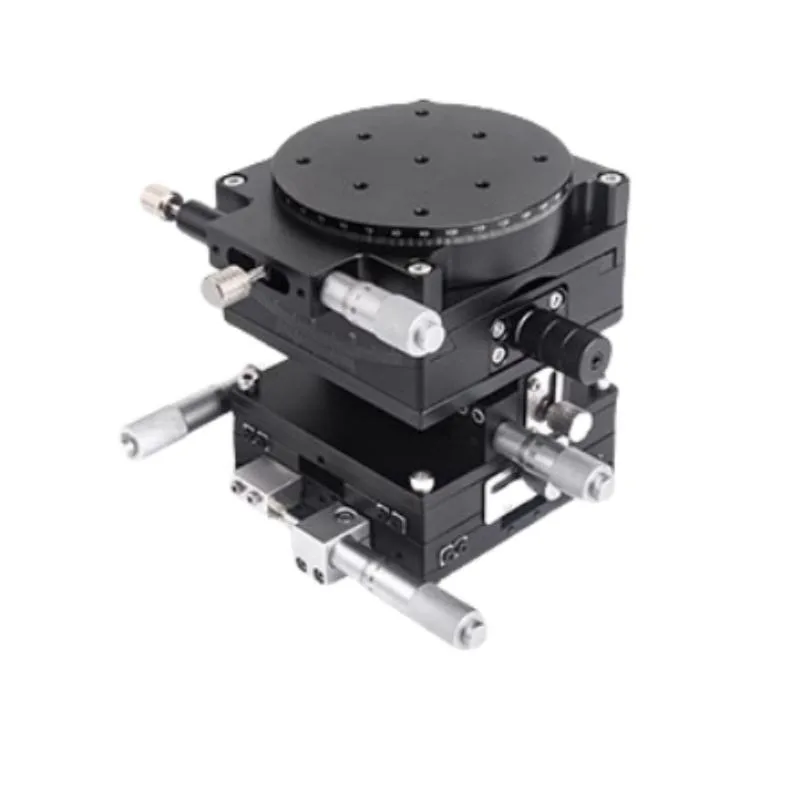 TEBAK Manual Arc Tilt Angle Table Camera Optical Adjustment Rack Experimental Fine Adjustment Arc Slide Table view 5