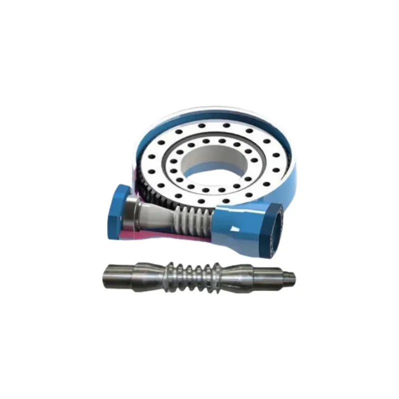 TEBAK WE9 Rotary Drive Reducer Worm Wheel and Worm Turntable Fence Cross Roller Sealed Rubber Sealed