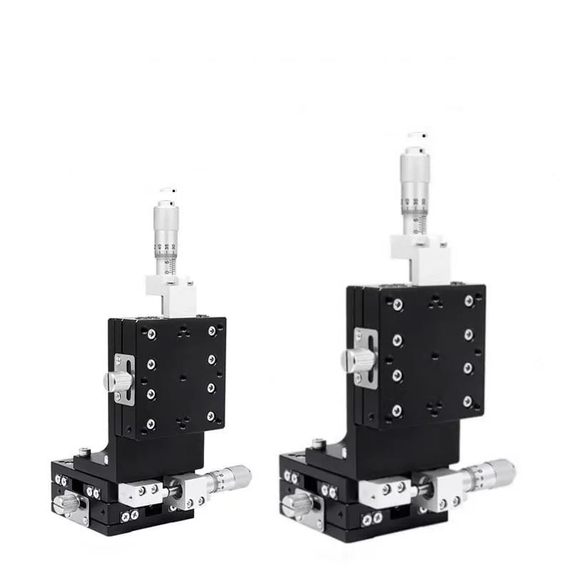 TEBAK XYZ Axis Moving Platform Three-axis Precision Displacement Fine-tuning Optical Lift Slide LDV40/50/60/80/90 view 5