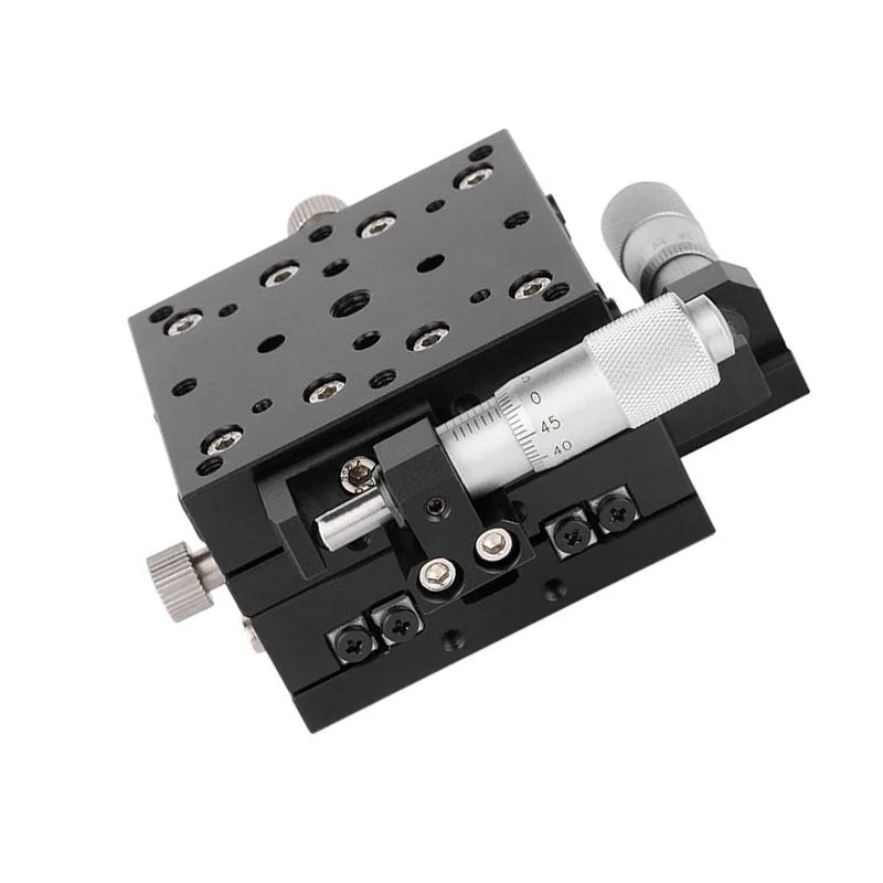TEBAK JCXY Series 2D Displacement Positioning Platform Manual Precision Cross Slider Optical Micro Adjustment Frame Bearing Axis Used view 3