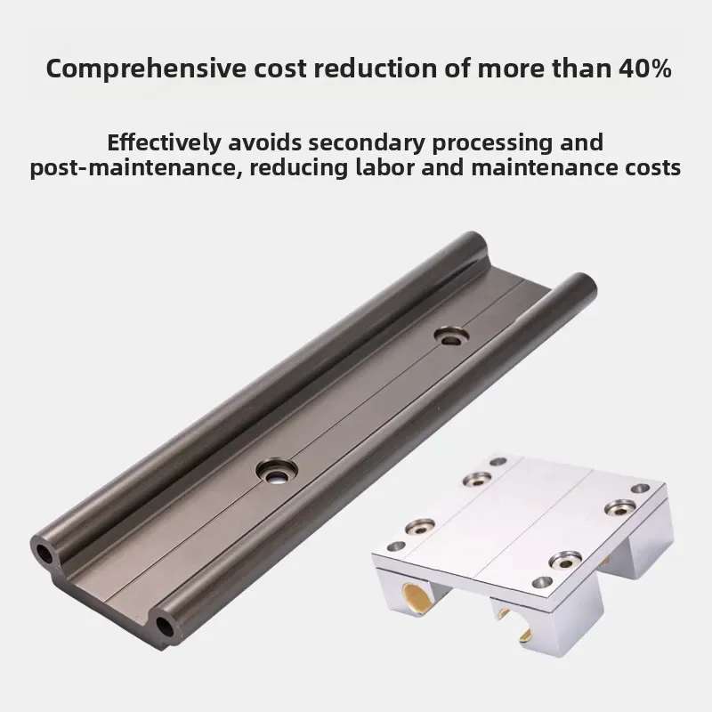 TEBAK Maintenance-free Linear Double-Track Slider WS-16-20 Double-Axis Table Module WJ200UM Aluminum-Plastic Slide Rail view 4