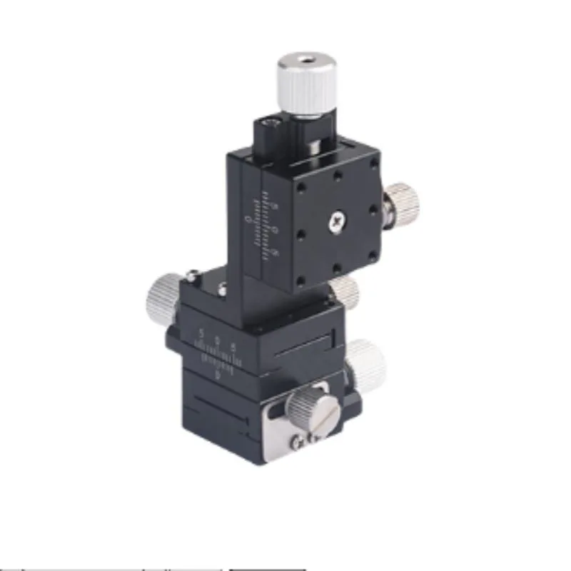 TEBAK XYZ Axis Dovetail groove Micro-adjustment Slide Table LWFD40 Feed Manual Screw Type Displacement Optical Lifting Platform view 2