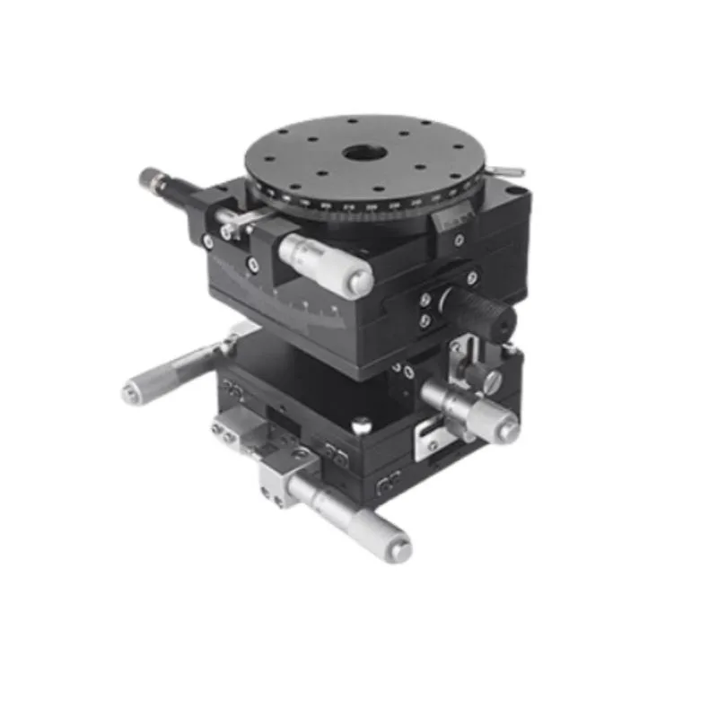 TEBAK Manual Arc Tilt Angle Table Camera Optical Adjustment Rack Experimental Fine Adjustment Arc Slide Table
