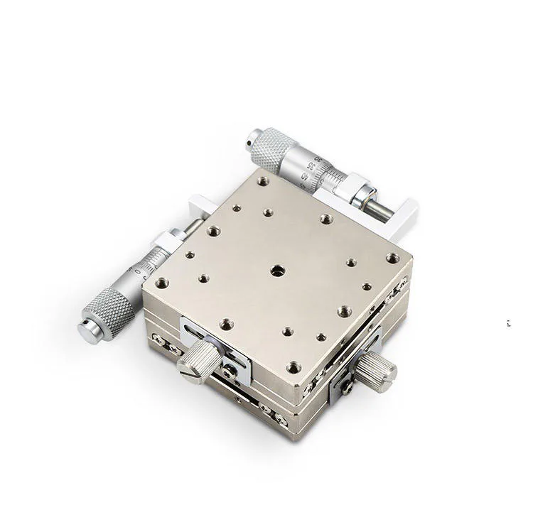 TEBAK LBY40/60/100 Manual Displacement Slide Precision Fine-Tuning Stainless Steel Moving Platform X Y Axes Model
