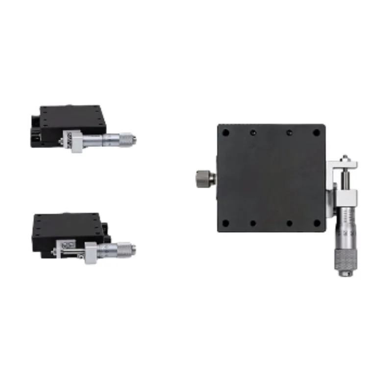 TEBAK X-axis Moving Stage Manual Displacement Precision Fine-tuning Optical Cross Slide LX40/50/60/80/90/125 view 4