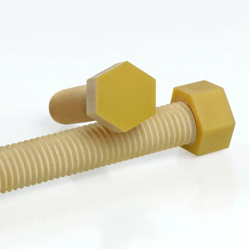 TEBAK High Strength 3240 Epoxy Insulated Bolt External Hexagonal Screw Rod for Leadscrew Applications view 5