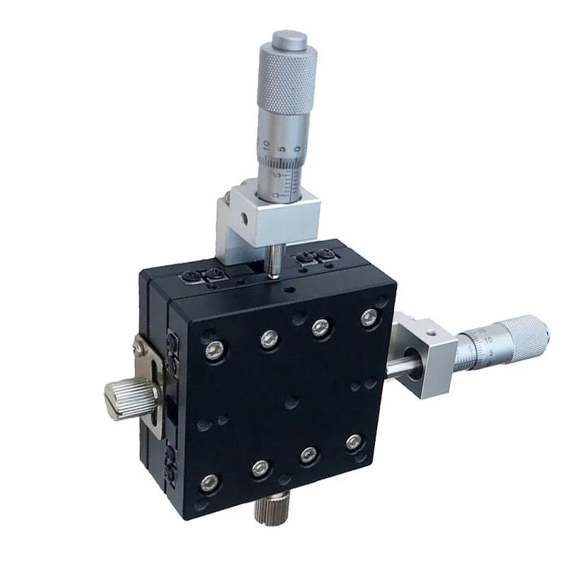 TEBAK XY Axis Two-dimensional Fine Adjustment Manual Displacement Sliding Table LY Series New Bearing Optical Linear Guides view 3