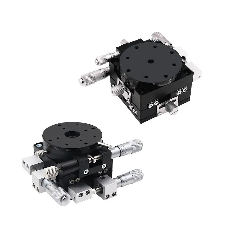 TEBAK XYZR Axis Displacement Stage Four-axis Mobile Elevation and Micro-adjustment Slide Table LTP40/LT60/80/90/125-L-2N view 5