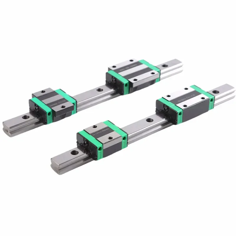 TEBAK Precision Domestic Heavy-Duty Linear Guide Rail Bearing Slider HGW HGH/15/20/25/30/35 Engraving Machine Bearing Steel
