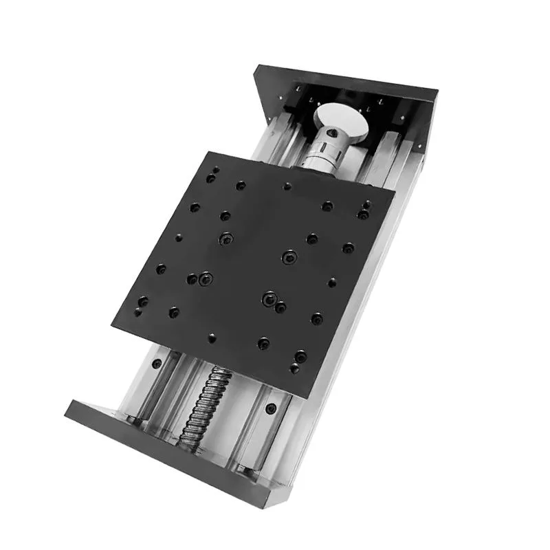 TEBAK Precision GX150 Worktable Heavy-Duty Ball Screw Slide Table Double Track Linear Guide Stepper Electric Motor Gear Bearing