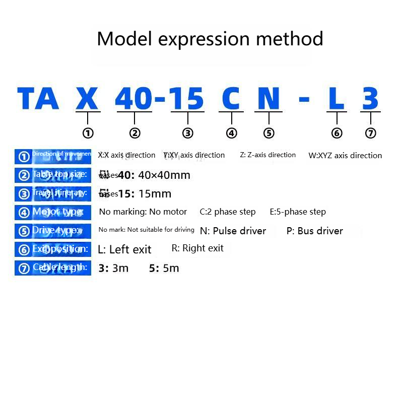 TEBAK GMTCXS6020 Stainless Steel Electric XY Axis Sliding Table Travel 20mm Positioning Platform for view 3
