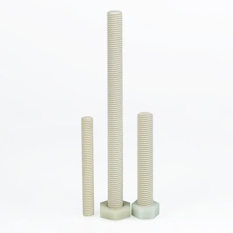 TEBAK G10 Trapezoidal High Temperature Resistant Nylon Screw Insulated Plastic Bolt Extreme Environments Leadscrew Applications view 4