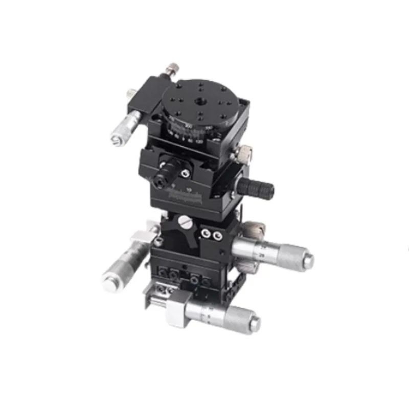 TEBAK Manual Arc Tilt Angle Table Camera Optical Adjustment Rack Experimental Fine Adjustment Arc Slide Table view 2