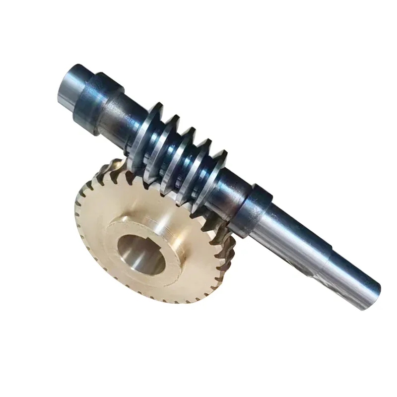 TEBAK Precision Parts Worm Gear Parts Customized High Precision CNC Machining Stainless Steel Worm Gear Set / Gear Wheel